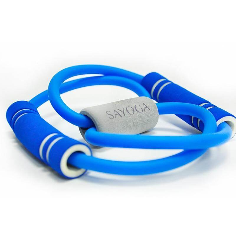 Yoga elastic rubber rope for muscle training, featuring durable natural latex and lightweight design. Perfect for home workouts.