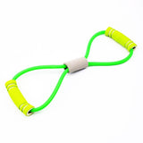 Yoga elastic rubber rope for strength training, enhancing arms, abs, legs, and glutes. Ideal for home workouts and travel.